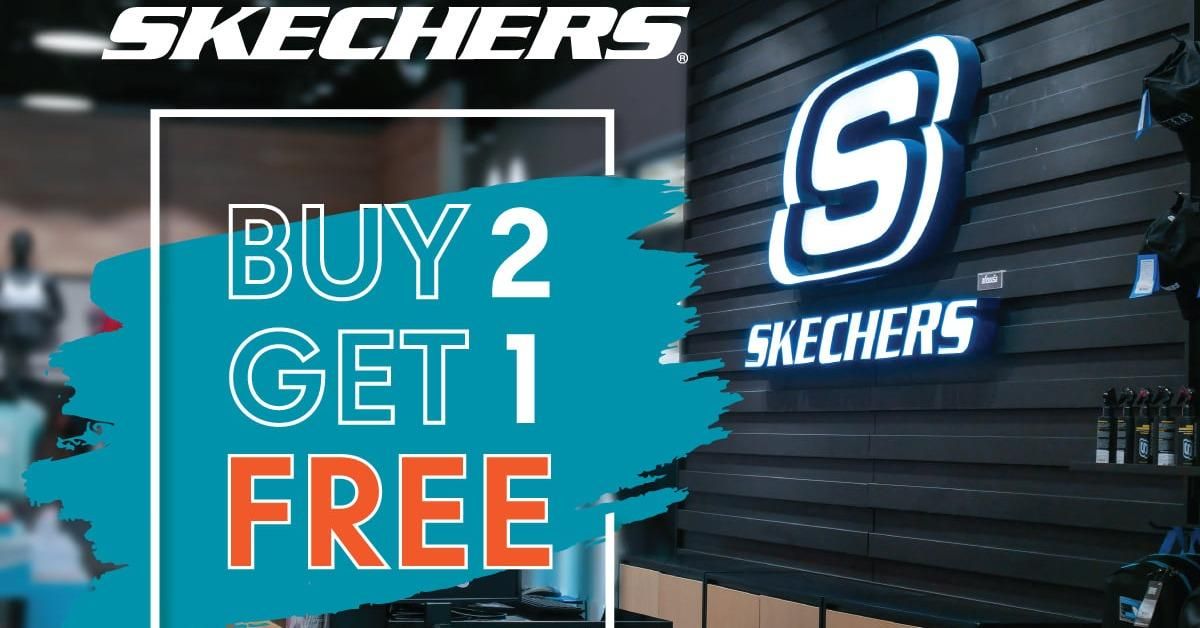 Skechers buy 2 get 1 outlet free