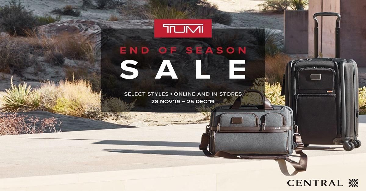 Tumi end clearance of season sale