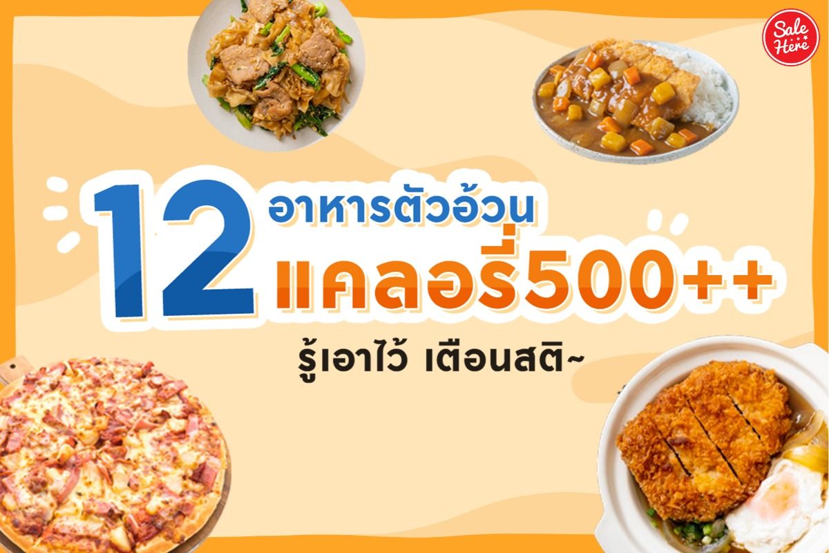 แจกลิสต์ 12 เมนูอาหารตัวอ้วน ! แคลอรี่ 500++ - Sale Here