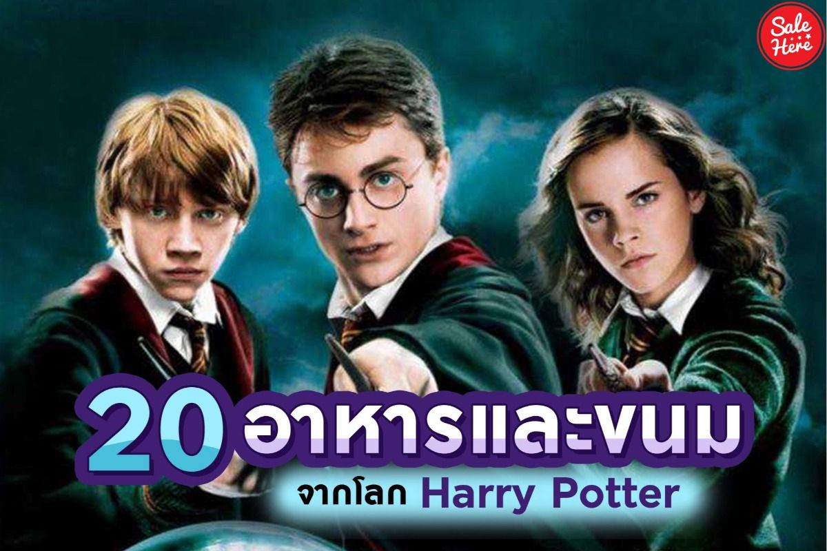 รวม 20 เมนูอาหารและขนม จากโลกเวทมนตร์ Harry Potter ! เมษายน 2021 - Sale Here