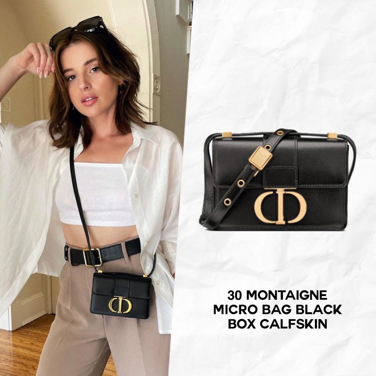 Dior Caro Micro Bag Black Supple Cannage Calfskin  DIOR AU