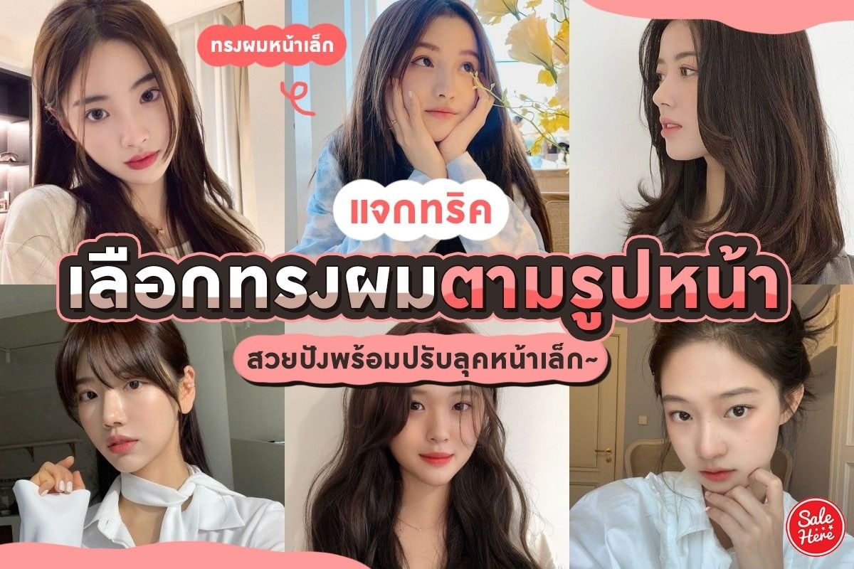 แจกทริค เลือกทรงผมตามรูปหน้า สวยปัง ปรับลุคหน้าเล็ก~ ธันวาคม 2021 - Sale  Here