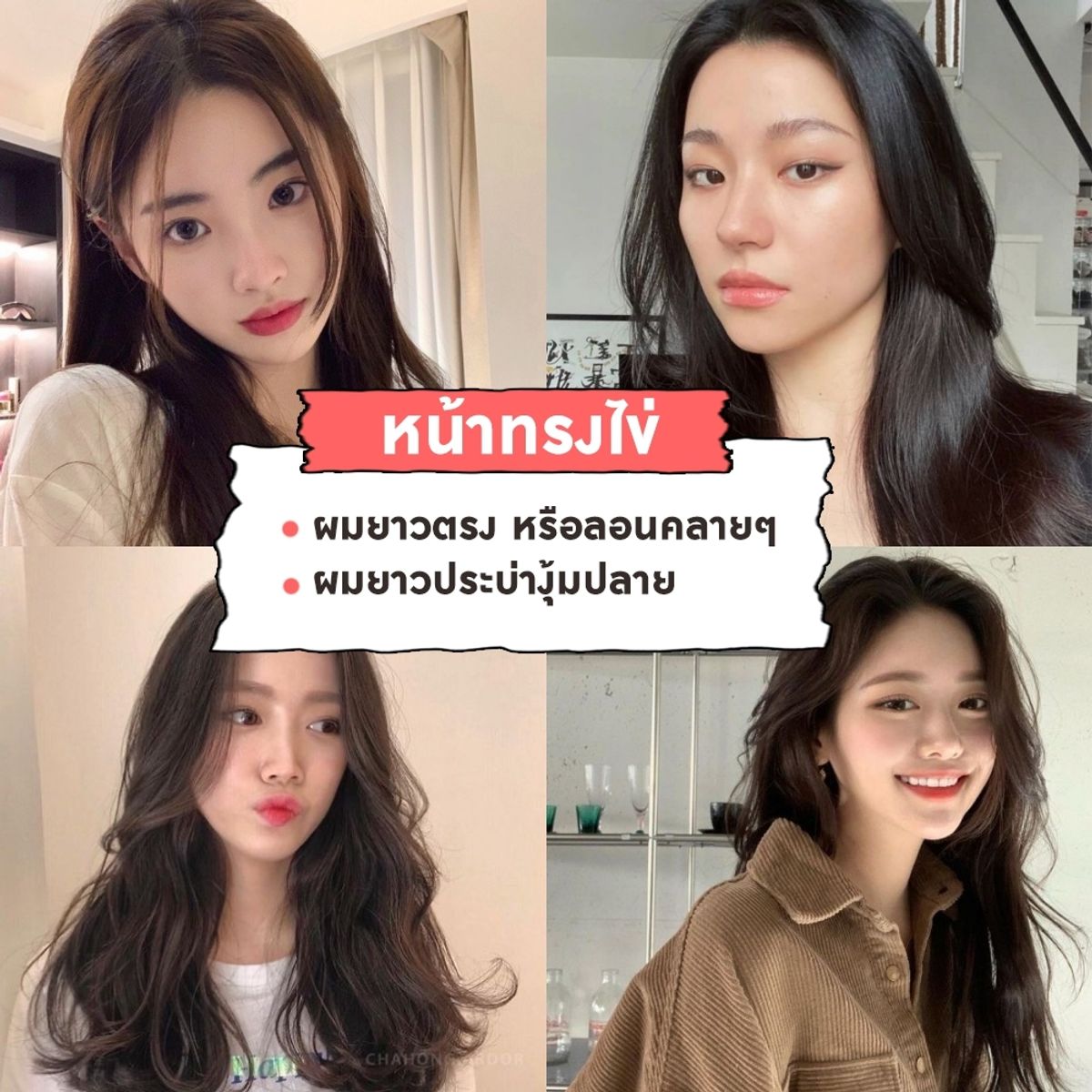 แจกทริค เลือกทรงผมตามรูปหน้า สวยปัง ปรับลุคหน้าเล็ก~ ธันวาคม 2021 - Sale  Here