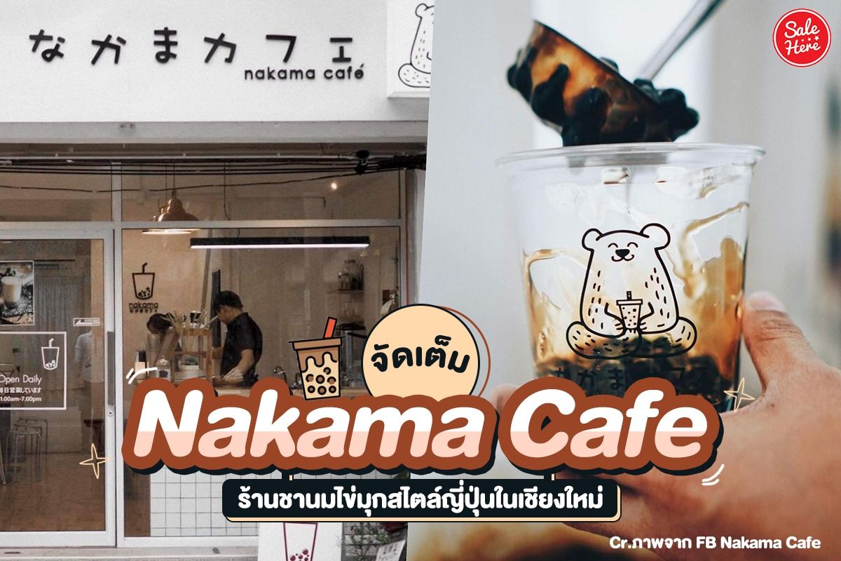 จัดเต็มกับ Nakama Cafe ร้านชานมไข่มุกสไตล์ญี่ปุ่นในเชียงใหม่ สิงหาคม 2022 -  Sale Here