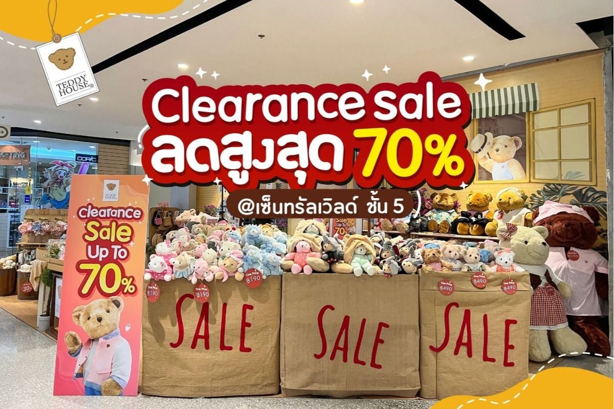 Teddy House 70 Central World 2024 Sale Here