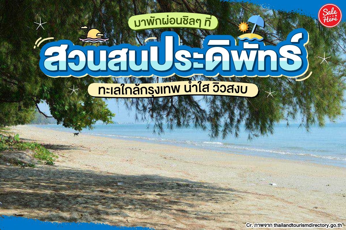 มาพักผ่อนชิลๆ ที่ สวนสนประดิพัทธ์ ทะเลใกล้กรุงเทพ น้ำใส วิวสงบ ตุลาคม 2022  - Sale Here