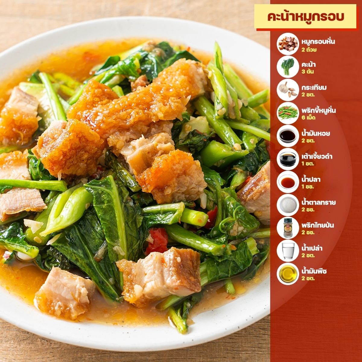 สูตรเมนูหมูกรอบ