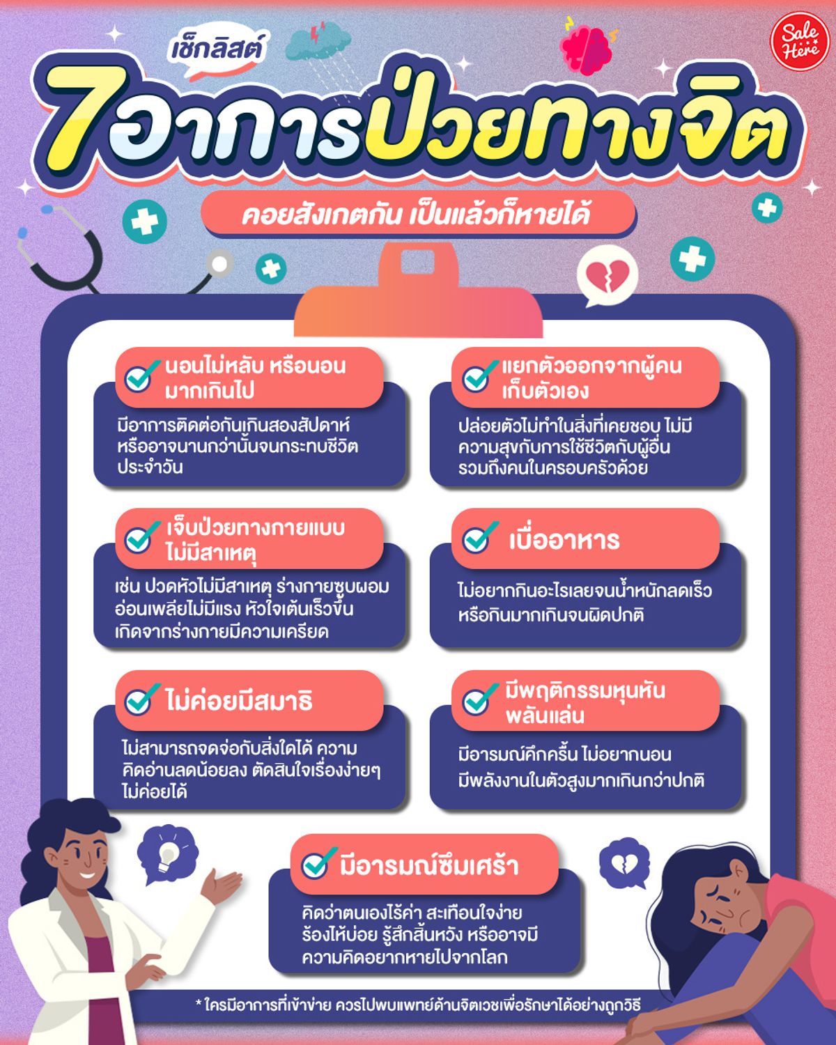 อาการป่วยทางจิต