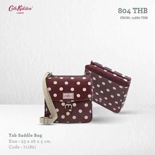 Cath kidston discount tab saddle bag