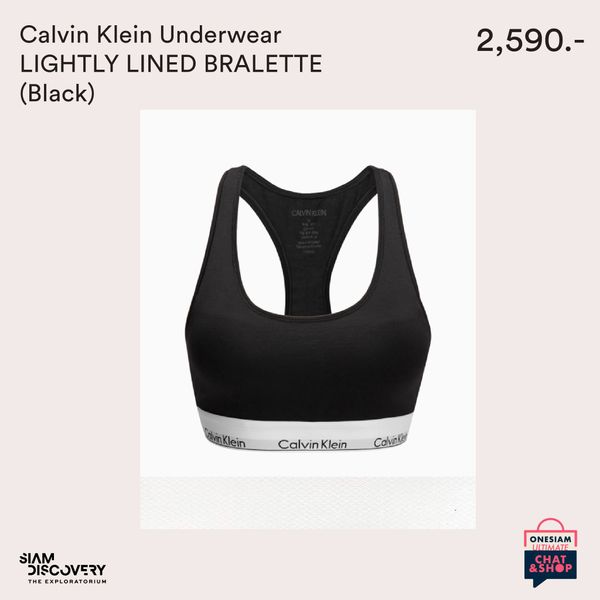 Calvin Klein Underwear Lght Lined Bralette Grey